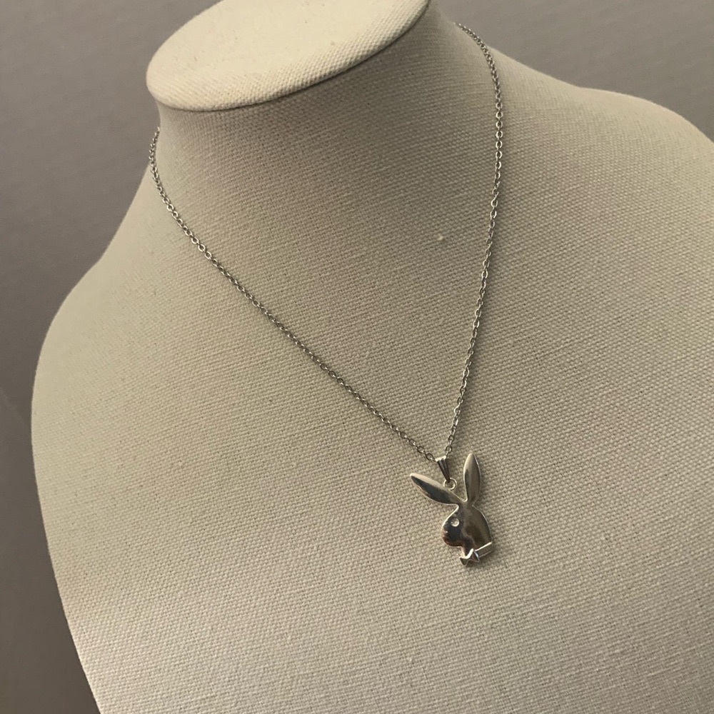 Playboy Bunny Pendant Necklace * FREE S/H *